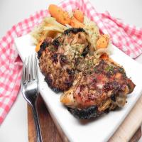 Mustard and Apple Cider Grilled Chicken Thighs image