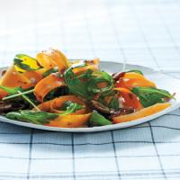 Shaved-Butternut-and-Carrot Salad with Dates and Sunflower Seeds image