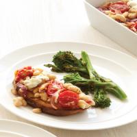 White-Bean-and-Tomato Casserole with Broccoli Rabe_image