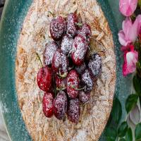 Fresh cherry and almond cake_image