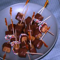 Chocolate Dipped Caramel Squares_image