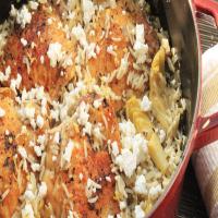 Greek-Style Rice Pilaf With Chicken Thighs Recipe_image
