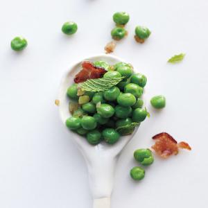 Peas with Bacon Vinaigrette_image