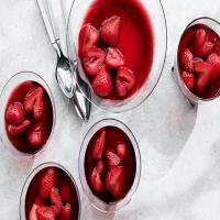 Strawberries in Red Wine image