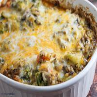 Cheesy Beef and Wild Rice Casserole_image