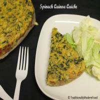 Spinach Quinoa Crustless Quiche_image
