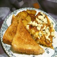 Bacon & Blue Cheese Omelette (Bleu Cheese Omelet)_image