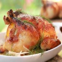 Roasted Chicken with Bourbon Pear Butter Glaze image