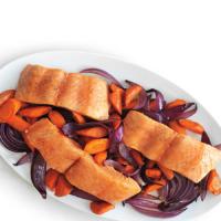 Roasted Salmon and Vegetables image