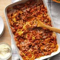 Rich Baked Spaghetti image
