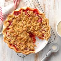 Strawberry Crumble Pie image