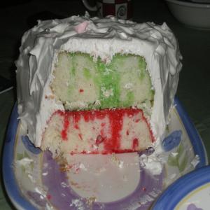 Christmas Jello Cake image