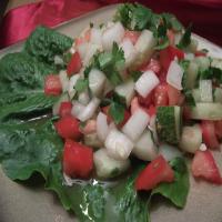 Afghan Tomato, Cucumber and Onion Salad (Salata)_image