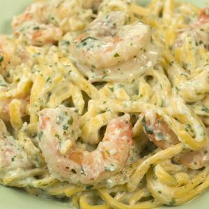 Green Sauce Shrimp Pasta Recipe by Tasty_image