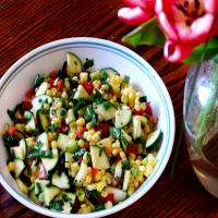 Picnic Corn-Zucchini Salad_image