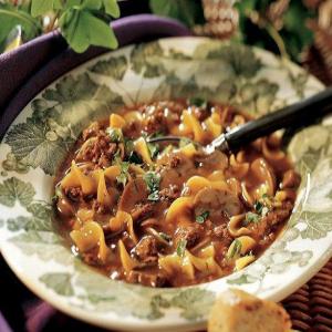 Easy Beef and Pasta Soup_image