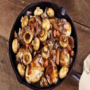 Vinegar-Braised Chicken and Mushrooms (12tomatoes.com)_image