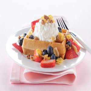 Blueberry-Strawberry Breakfast Shortcake image