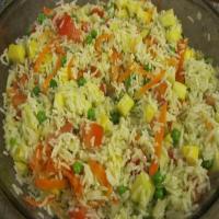 Basmati Rice with Summer Vegetable Salad image
