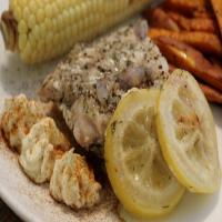 Baked Red Snapper in Dill Sauce image