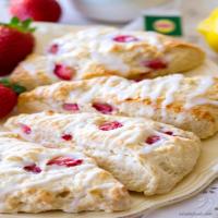 Strawberry Lemon Cream Scones Recipe - (4.5/5)_image