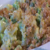 Broccoli and Tuna Macaroni and Cheese Casserole image