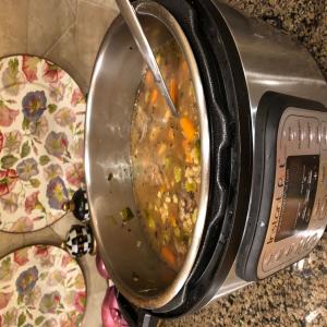 Beef Barley Stew - Instant Pot Recipe image