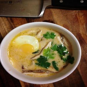 Miso Coconut Curry Soup - Creamy Zen Tropical Masterpiece_image