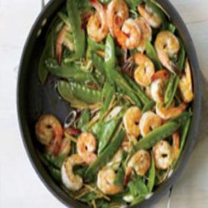 Gingered Stir-Fry with Shrimp and Snow Peas_image