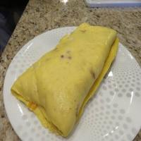 Bacon-Cheddar Rolled Omelet image