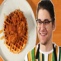 Fried Chicken And Sourdough Waffles Recipe by Tasty image