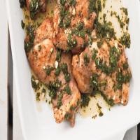 Grilled Marinated Chicken Thighs image