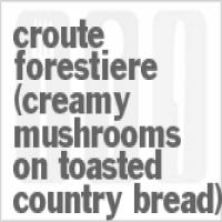 Croute Forestiere (Creamy Mushrooms On Toasted Country Bread)_image