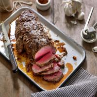 Mustard-and-Chile-Rubbed Roasted Beef Tenderloin image
