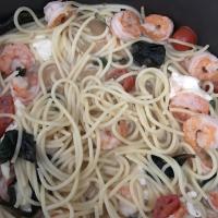 Italian Shrimp Caprese Pasta_image