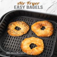 Easy 3-Ingredient AIR FRYER Bagels_image