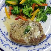 Sage Pork Chops with Goat Cheese Sauce_image