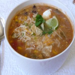 The Easiest and Best Chicken Tortilla Soup image