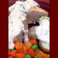 Chicken Loaf With Mushroom Sauce_image