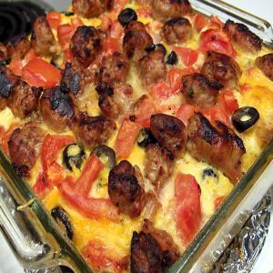 Baked Sausage and Eggs image
