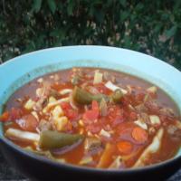 Zesty Beef and Vegetable Soup for the Crock Pot image