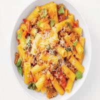 Rigatoni with Summer Bolognese image