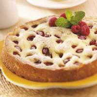 Low-Fat Raspberry Cream Cheese Coffee Cake image