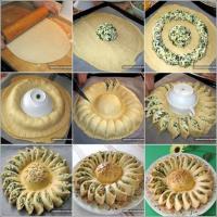 Sun-Shaped Spinach Pie Recipe - (4.1/5)_image