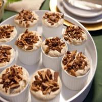 Butterscotch Pudding with Pumpkin Whipped Cream and Chocolate Toffee Chips_image