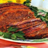 Bacon Topped Meat Loaf Recipe_image