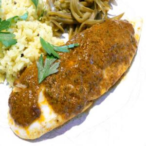 Curried Oven Steamed Fish_image