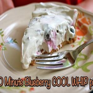 10 minute Blueberry Cool Whip Pie_image