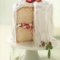 Strawberry-Amaretto Cake_image
