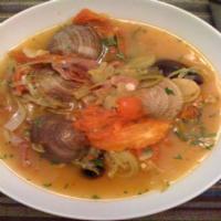 Clam and Mussel Stew with Capocollo and Vesuvius Tomatoes_image